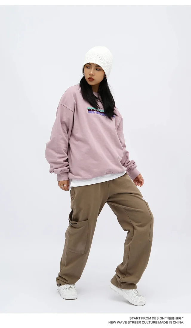 RFSD Men's 2025 A/W Streetwear Crewneck Sweatshirt Detail