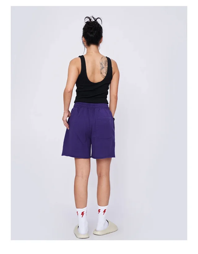 RFSD Men's Shorts | Heavy Cotton FOG Earth Color Cuffed Casual Pants Detail