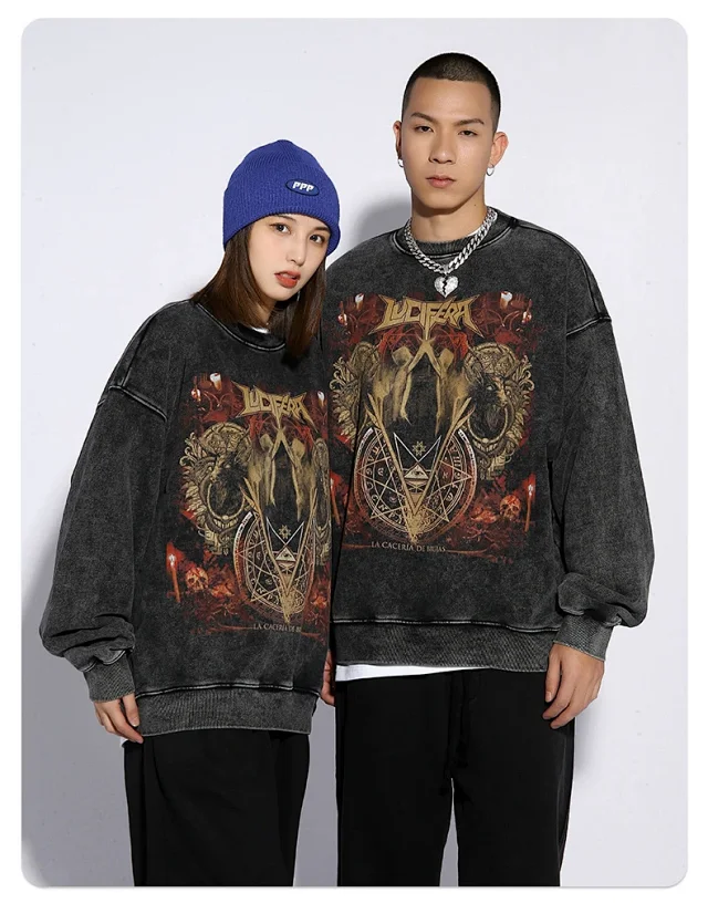 RFSD Men's Heavyweight Streetwear Hoodie Detail