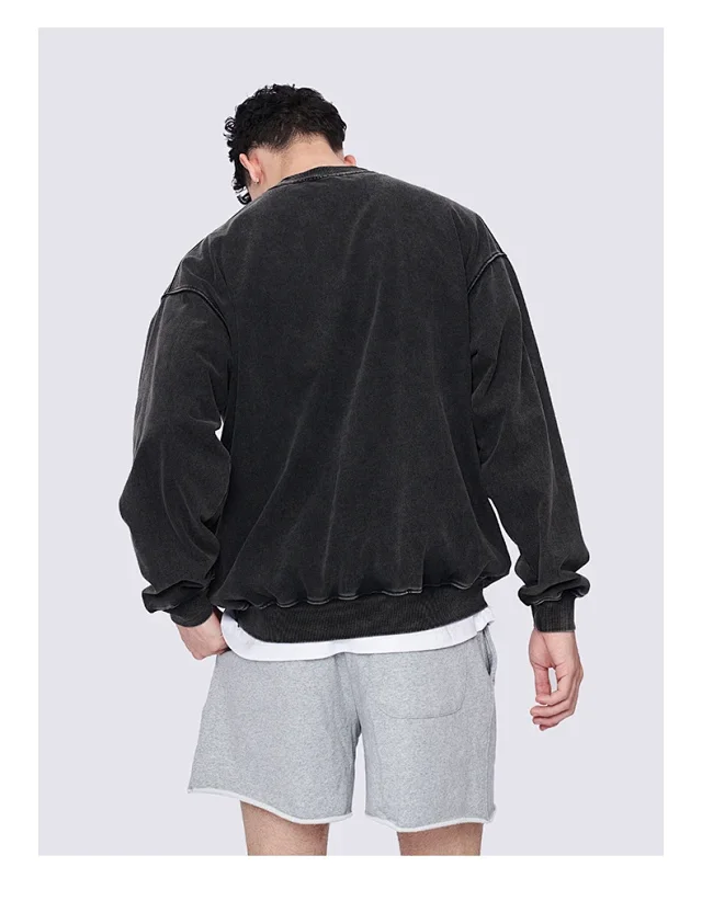 RFSD Men's 2025 FW Streetwear Crewneck Sweatshirt Detail