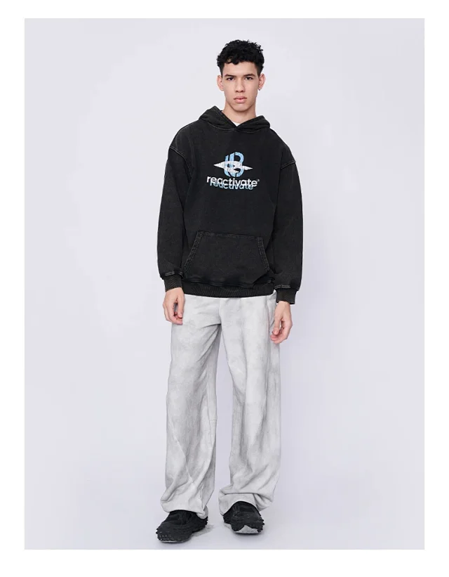RFSD Men's 2025 Fall Wax - Dyed Hoodie Detail