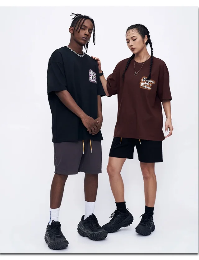 RFSD Men's | 230g Combed Cotton T-shirt 2025 Spring/Summer New Loose Printed Letter Short Sleeve Detail
