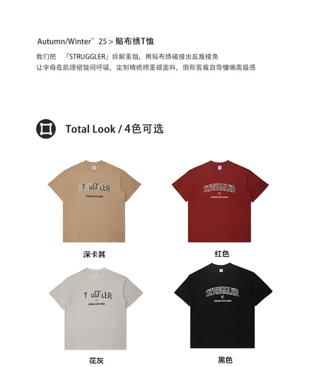 RFSD Men's 2025 Summer Vintage Patchwork Tee Detail