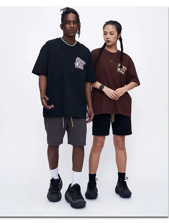 RFSD Men's | 230g Combed Cotton T-shirt 2025 Spring/Summer New Loose Printed Letter Short Sleeve Detail