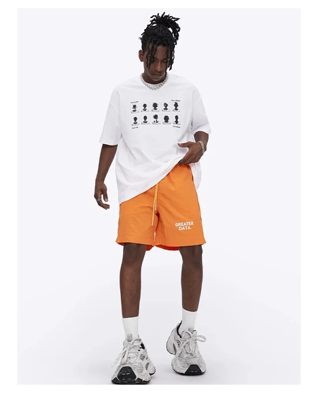 RFSD Men's 2025 Summer Print Work Shorts Detail