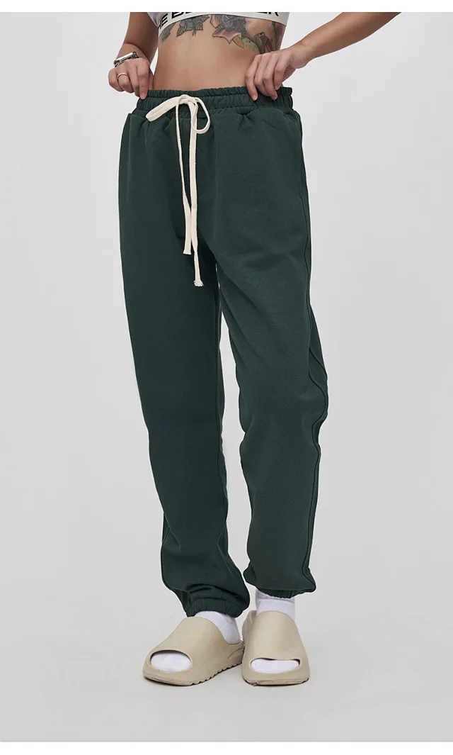 RFSD Men's 2025 Fall/Winter Earth Tone 420G Loose Straight Sweatpants Detail