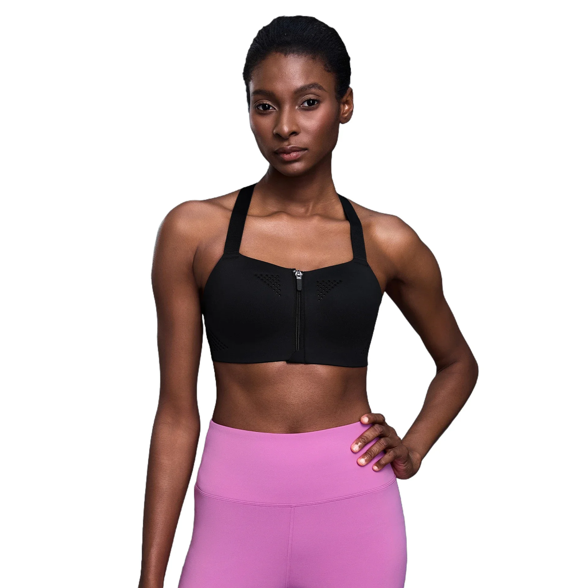 Seamless Shockproof Yoga Sports Bra