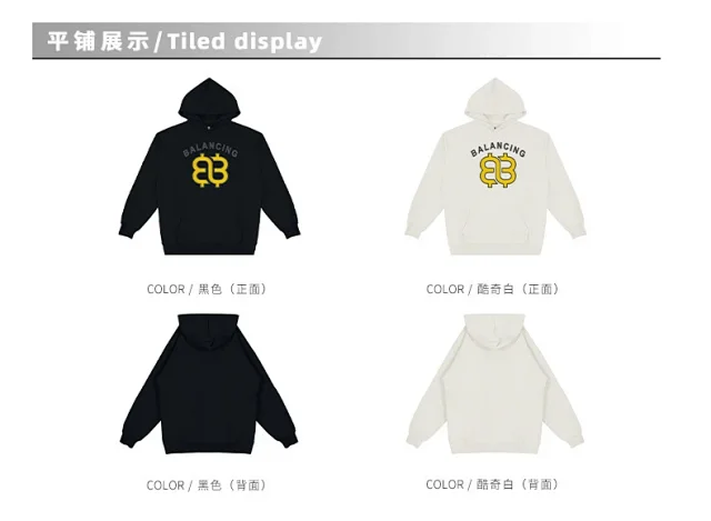 RFSD Men's 2025 Fall/Winter 420G Hoodie Detail