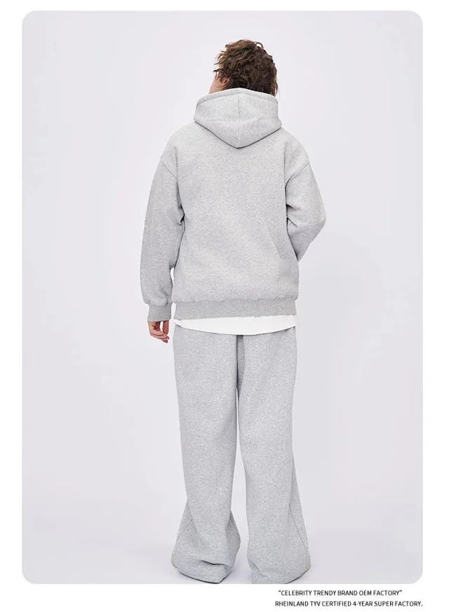 RFSD Men's | 2025 A/W New European and American Cross - Border Trendy Brand Solid - color Wide - leg Pants Detail