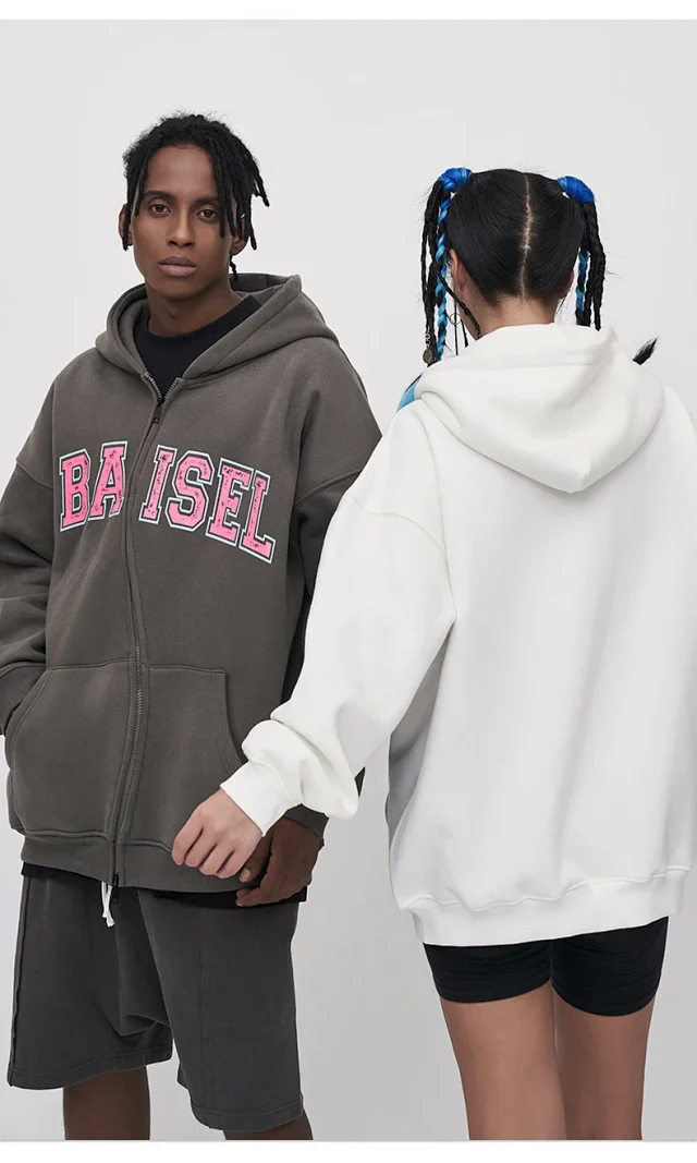 RFSD Men's Fleece Zip Hoodie 2025 Fall Detail