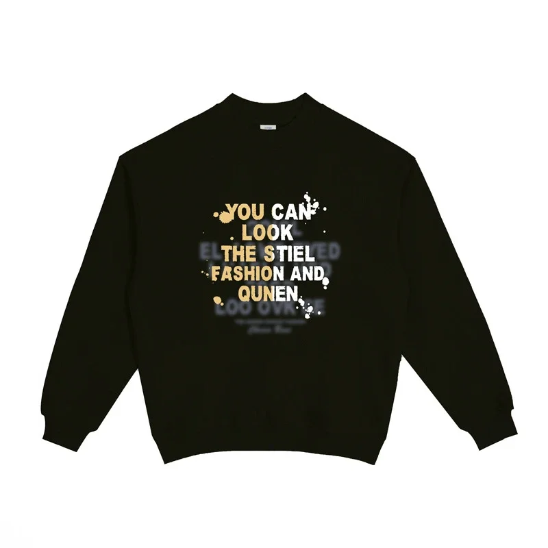 RFSD Men's | 2025 Fall/Winter Heavyweight American Streetwear Print Crewneck Sweatshirt