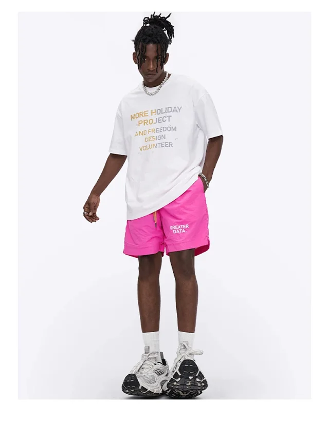 RFSD Men's 2025 Summer Print Work Shorts Detail