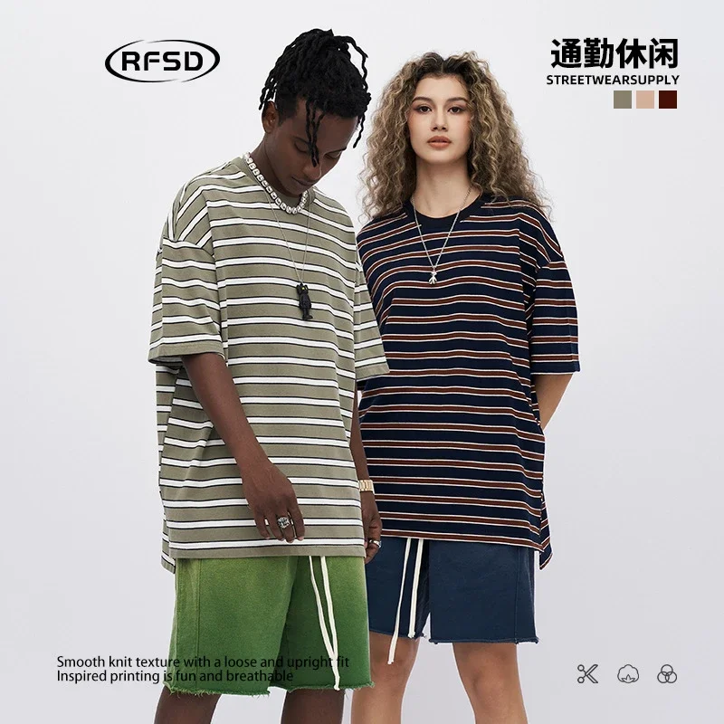 RFSD Men's Vintage Washed Stripe Tee