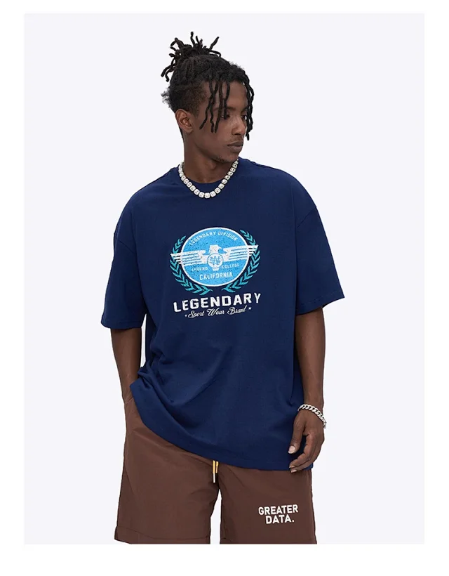 RFSD Men's Tee 2025 SS New Loose 230g Crew Neck Detail