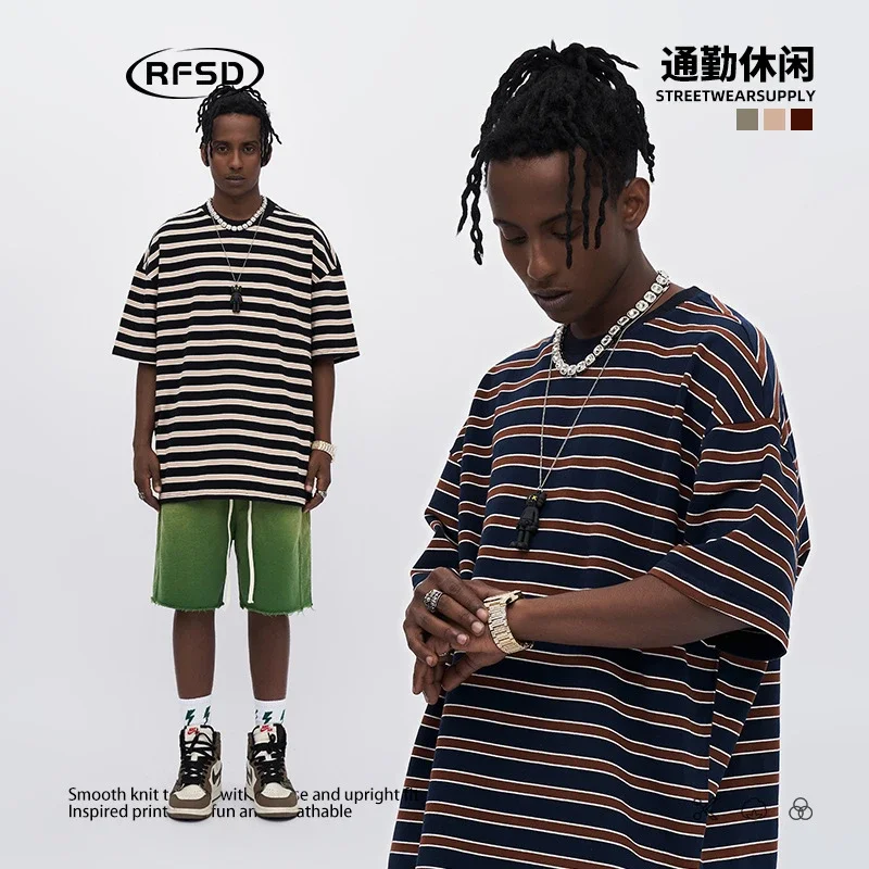 RFSD Men's Vintage Washed Stripe Tee