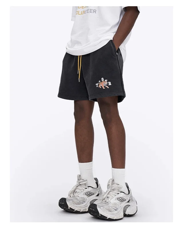 RFSD Men's | 2025 Summer 420G Heavyweight Dyed Basic Printed Shorts Detail