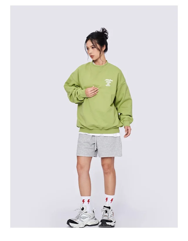 RFSD Men's 2025 FW Oversized Streetwear Crewneck Sweatshirt Detail