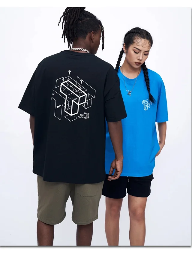 RFSD Men's 2025 SS Streetwear Loose Printed Tee Detail