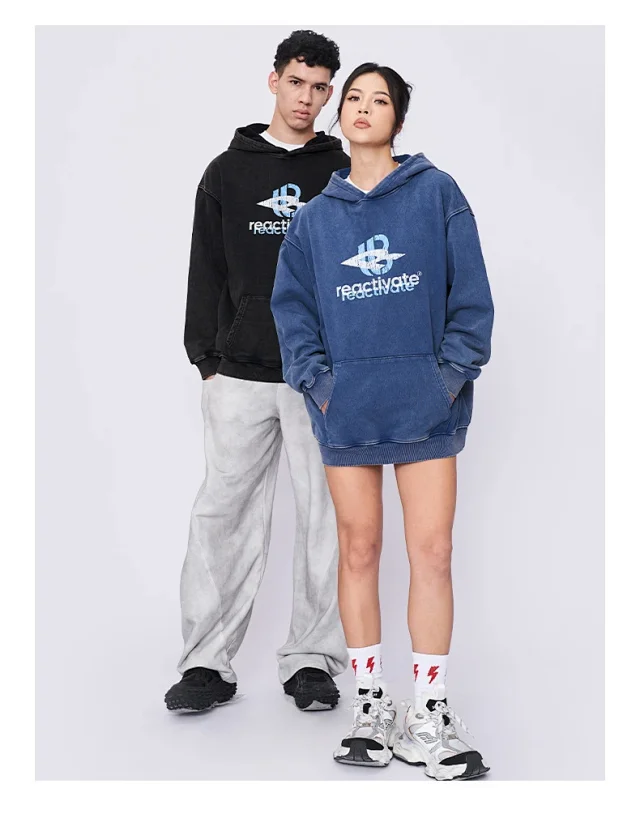RFSD Men's 2025 Fall Wax - Dyed Hoodie Detail