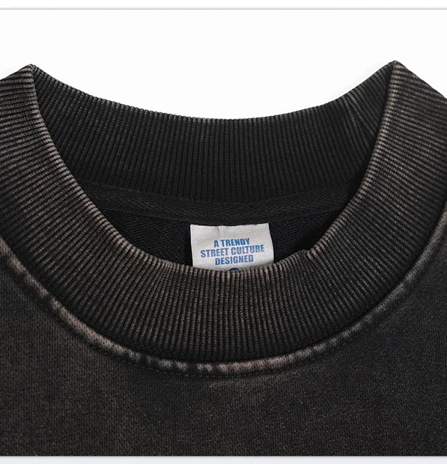 RFSD Men's 2025 FW Streetwear Crewneck Sweatshirt Detail