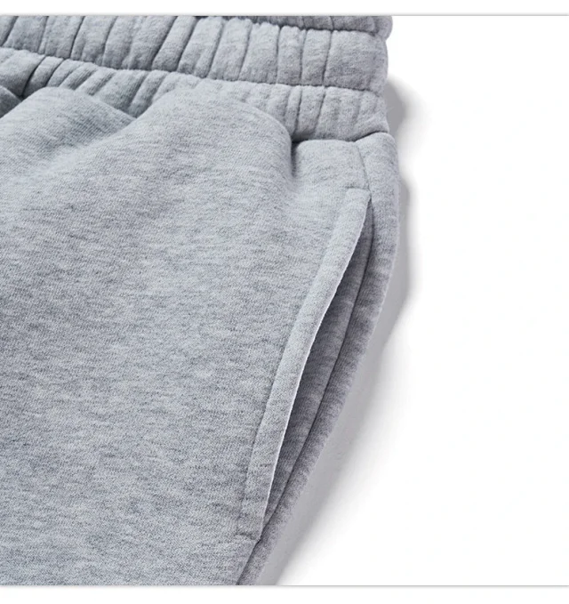 RFSD Men's 2025 FW Solid Casual Fleece Sweatpants Hip-hop Set Detail