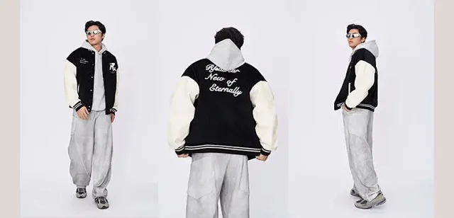 RFSD | New Retro Street Varsity Jacket (Unisex) Detail