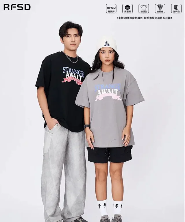 RFSD Men's 2025 SS American Street Print Tee Detail