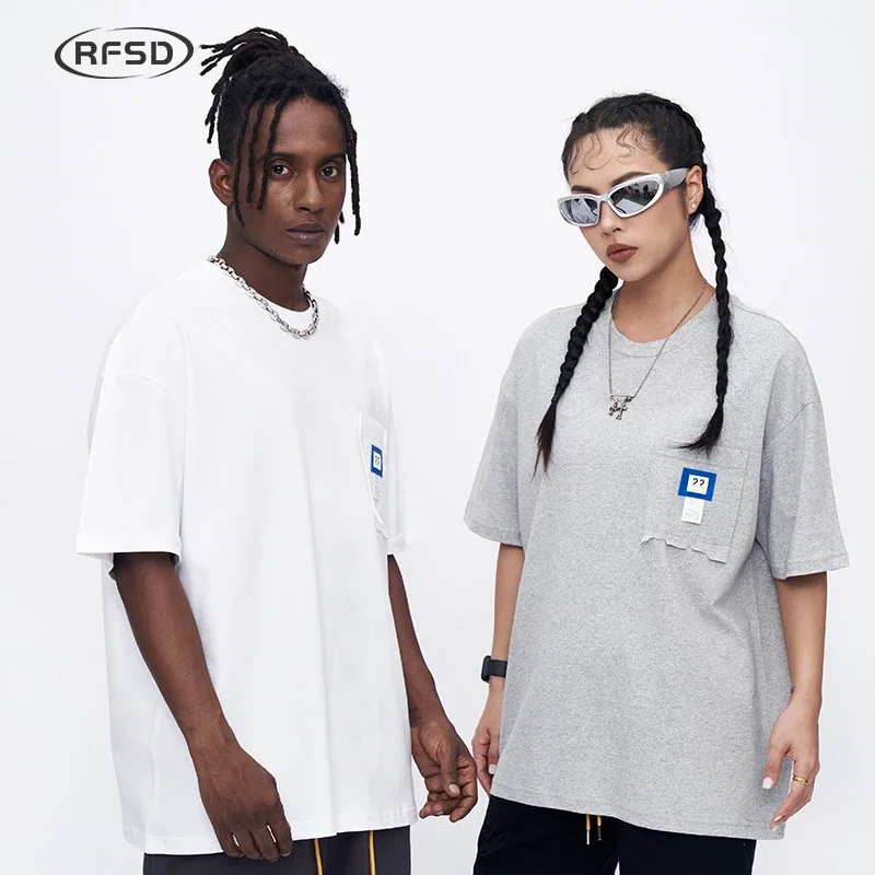 RFSD Men's 2025 SS Combed Cotton Burnout Pocket T-shirt