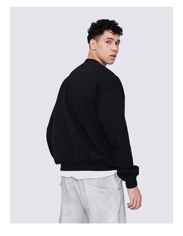 RFSD Men's 2025 Fall/Winter Loose Printed Crewneck Sweatshirt Detail