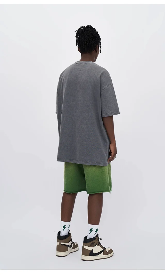 RFSD Men's | Balenciaga Dupe 285G Washed Wax-Dyed Tee Detail