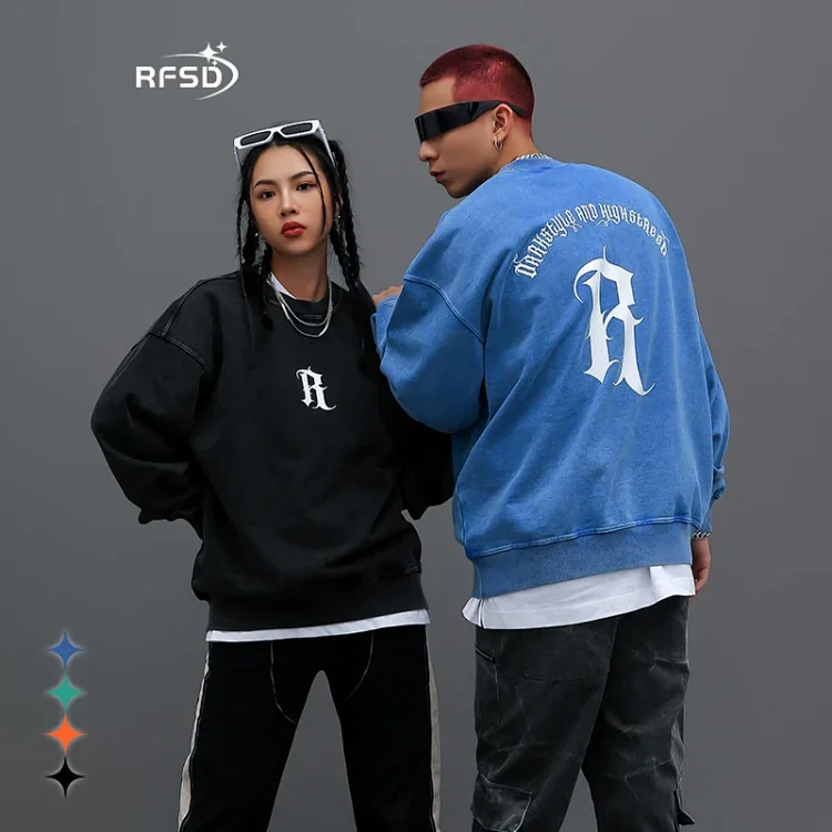 RFSD Men's | 2025 Autumn-Winter New Trendy R-Printed Sweatshirt