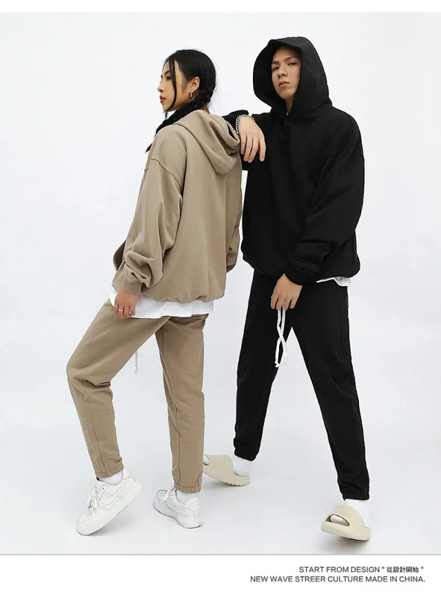RFSD Men's Autumn/Winter Heavyweight 420g Fleece Tracksuit Set Detail