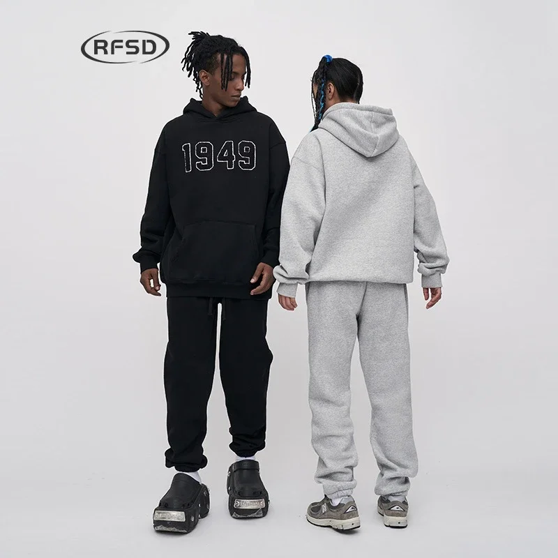 RFSD Men's | US Trend Embroidery Hoodie 2025 AW New