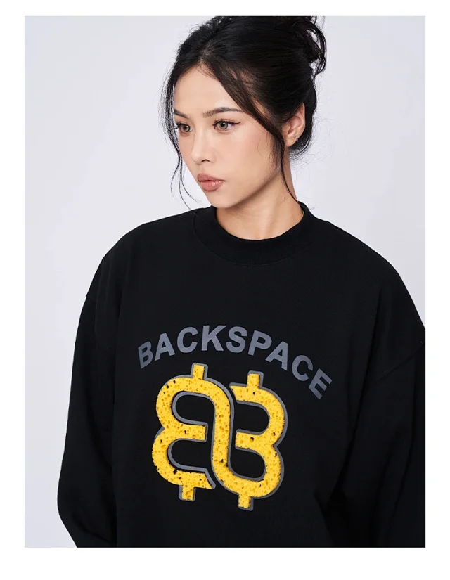 RFSD Men's | 2025 Fall Trendy Loose Sweatshirt (Balmain Dupe, Unisex) Detail
