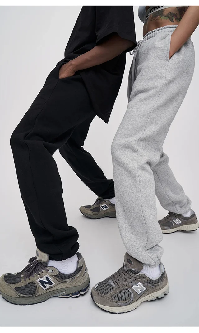 RFSD Men's 2025 FW Solid Fleece Joggers Hiphop Set Detail