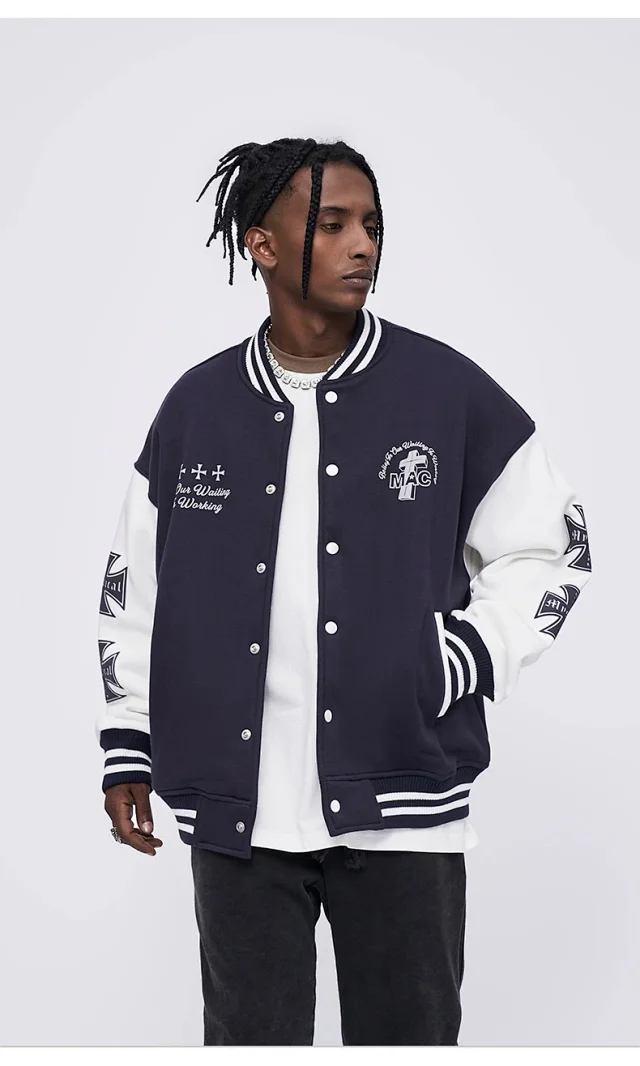 RFSD | 2025 FW New Color - Blocked Loose Print Jacket Detail