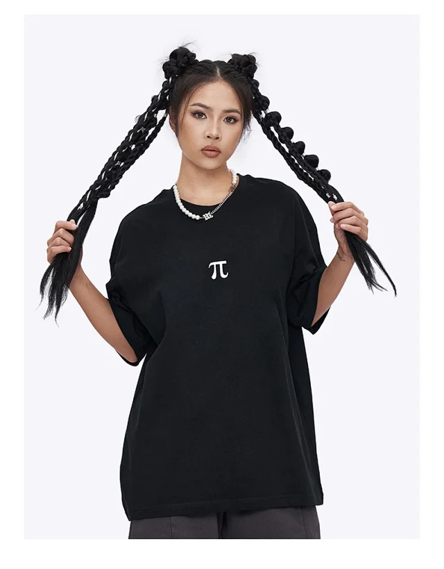 RFSD Men's π Print T-Shirt 2025 SS Streetwear Detail