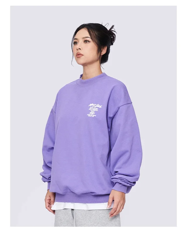 RFSD Men's 2025 FW Oversized Streetwear Crewneck Sweatshirt Detail