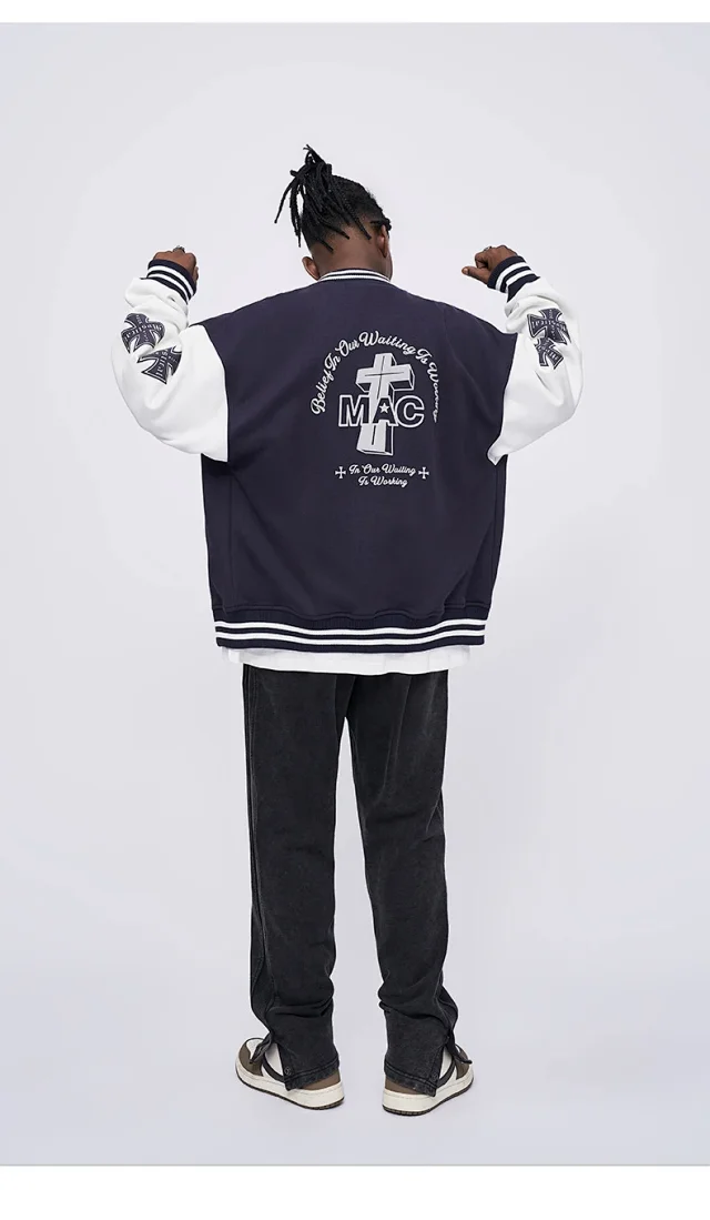 RFSD | 2025 FW New Color - Blocked Loose Print Jacket Detail