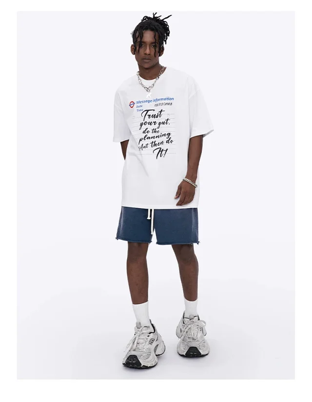RFSD Men's | 2025 Summer New Streetwear American T - Shirt Detail