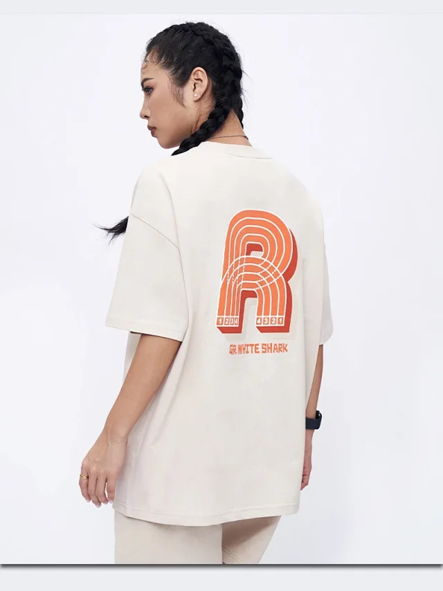 RFSD Men's 2025 SS Loose  Fleece Foam Print Tee 250g Detail