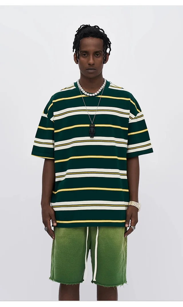 RFSD Menswear | Cityboy Retro Contrast Striped T-shirt Detail