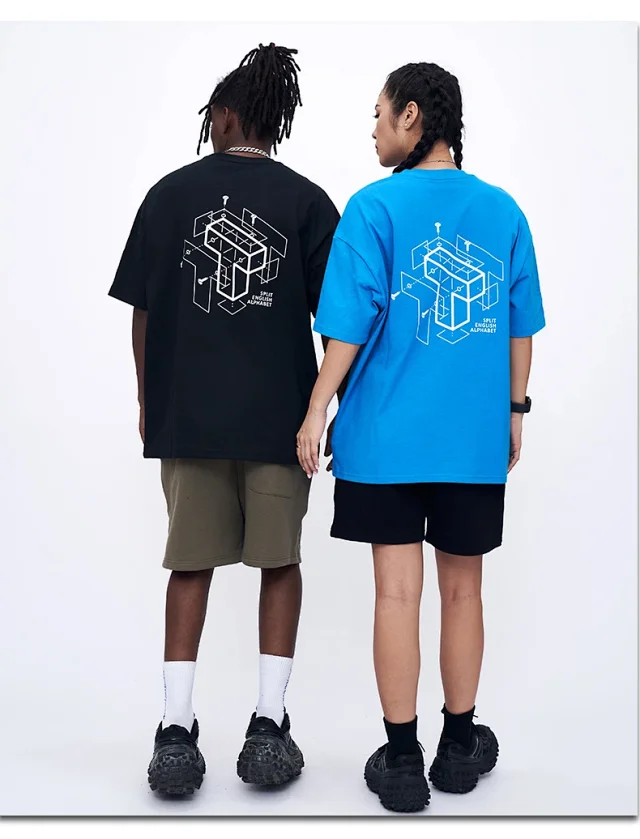 RFSD Men's 2025 SS Streetwear Loose Printed Tee Detail