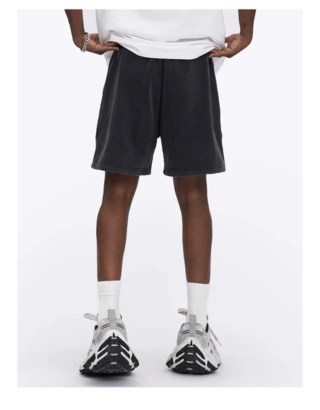 RFSD Men's | 2025 Summer 420G Heavyweight Dyed Basic Printed Shorts Detail
