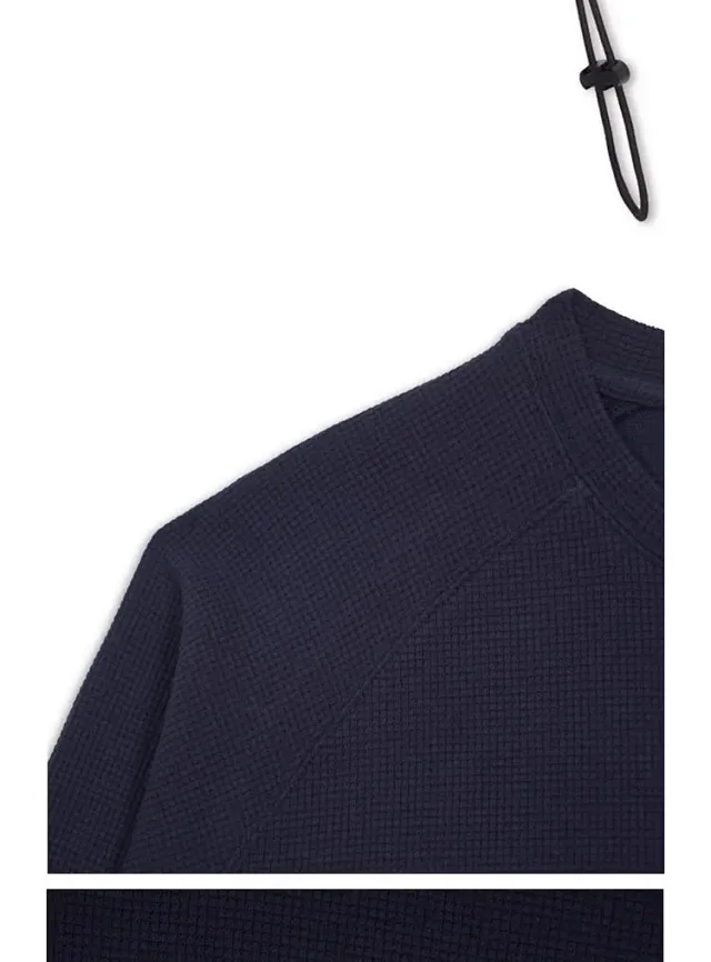 RFSD Men's 2025 FW Waffle Crew Neck Long Sleeve T-shirt Detail