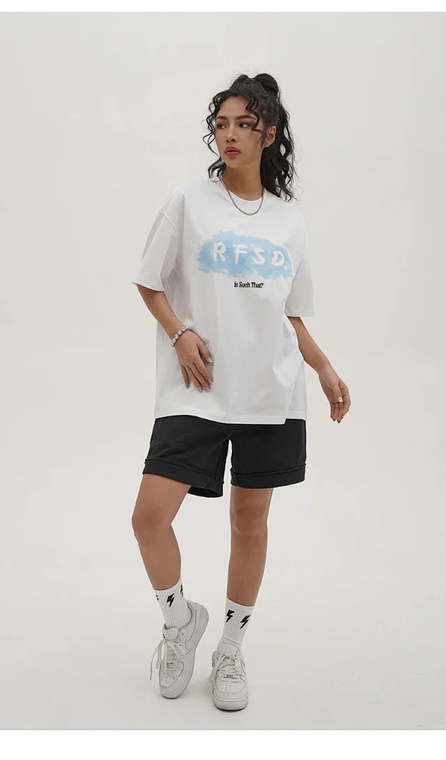 RFSD Men's 2025 Summer New Loose Street Tee (230g) Detail