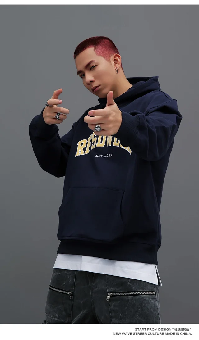 RFSD Men's 2025 Fall/Winter New Patchwork Sweatshirt Detail