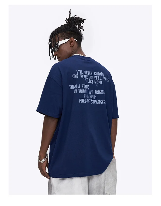 RFSD Men's | American Letter Print T-shirt Detail