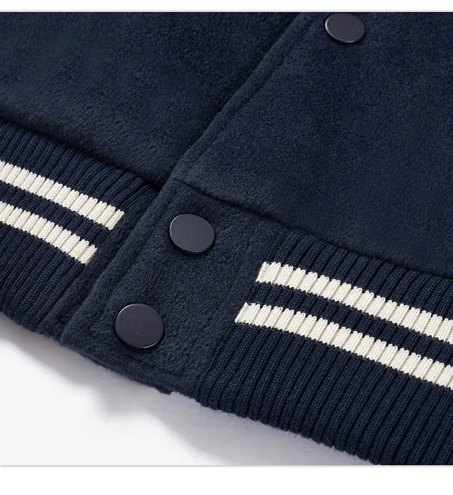 RFSD | 2025 FW New Color - Blocked Loose Embroidered Bomber Jacket (Couple) Detail