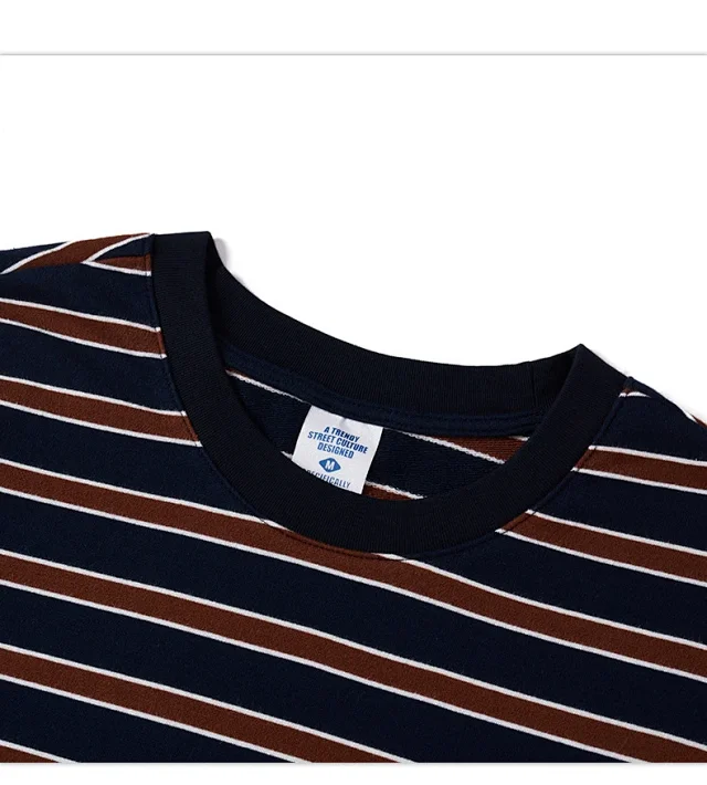 RFSD Men's Vintage Washed Stripe Tee Detail